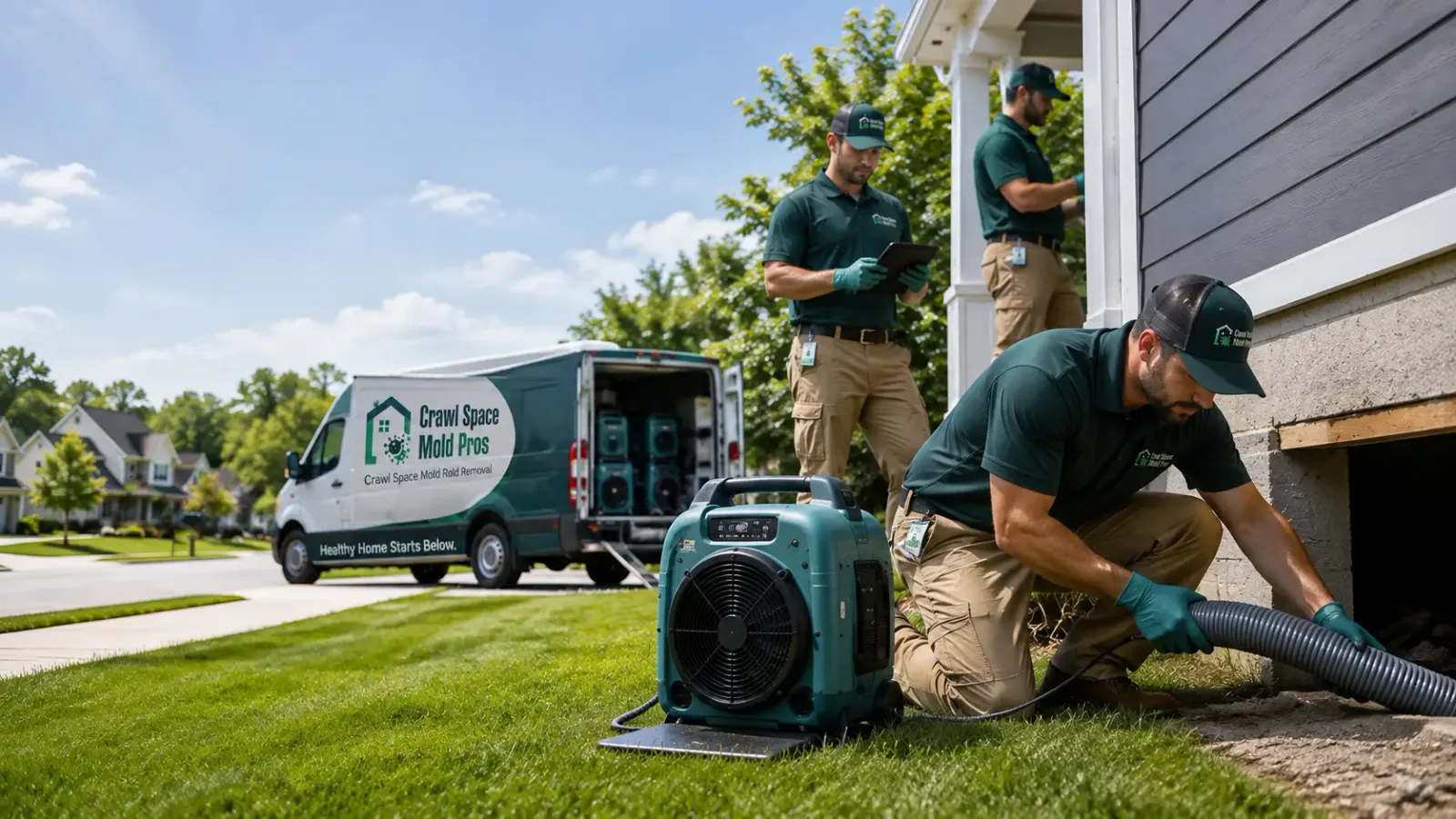 Crawl Space Mold Removal in Homeland, CA